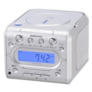 AudioComm CDクロックラジオ [品番]07-6420