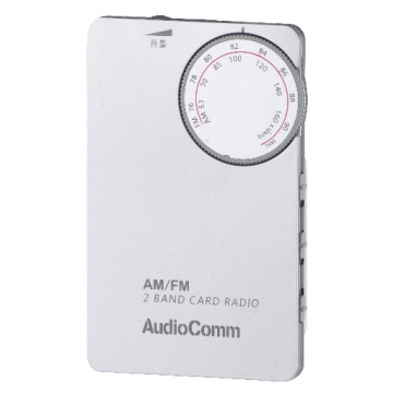 AudioComm AM/FM カードラジオ [品番]07-7967