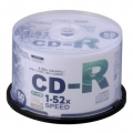CD-R 52倍速対応 データ用 50枚 スピンドル入 [品番]01-0742