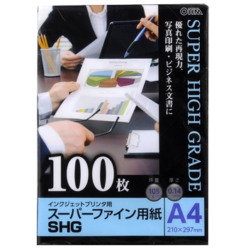 スーパーファイン用紙 A4 100枚 [品番]01-3268｜株式会社オーム電機