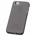 iPhone5用 セミハードケース ブラック [品番]01-3612