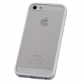 iPhone5用 ハイブリッドケース ホワイト [品番]01-3621