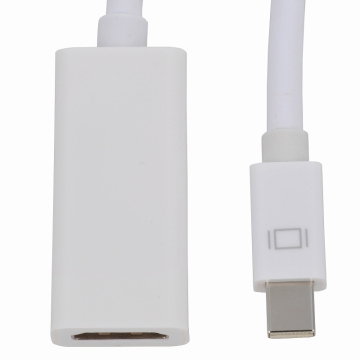 AudioCommミニDisplayPort-HDMIジャック 変換アダプター Mac専用0.1m [品番]01-7014