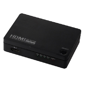 3ポート HDMIセレクター 黒 [品番]05-0309