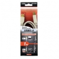 USB3.0ケーブル 1m 白 [品番]05-1513