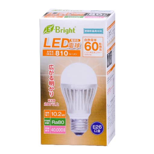 LED電球 E26 60形相当 電球色 [品番]06-2931｜株式会社オーム電機