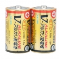 アルカリ乾電池 Vシリーズ 単1形×2本パック [品番]07-2813