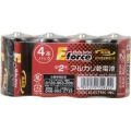 アルカリ乾電池 E force 単2形×4本パック [品番]07-2932