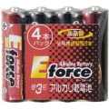 アルカリ乾電池 E force 単3形×4本パック [品番]07-2933