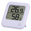 デジタル温湿度計 ホワイト [品番]08-0022