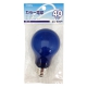 白熱カラー電球 E26 40W ブルー [品番]04-6004