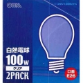 白熱電球 E26 100W クリア 2個入 [品番]06-2582