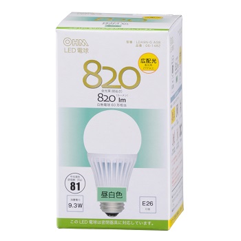 LED電球 E26 昼白色 [品番]06-1482