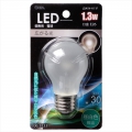 LED電球装飾用 PS/E26/1.3W/30lm/フロスト昼白色 [品番]06-3233