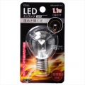 LEDミニランプ装飾用/S35/E17/1.1W/28lm/クリア電球色 [品番]06-3250