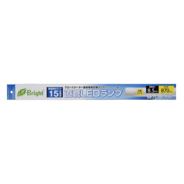 直管LEDランプ 15形相当 G13 昼光色 [品番]06-2978