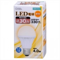 LED電球 E26 30形相当 電球色 [品番]06-3137