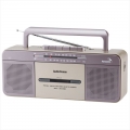 AudioComm AM/FM ステレオラジオカセットレコーダー [品番]07-9729
