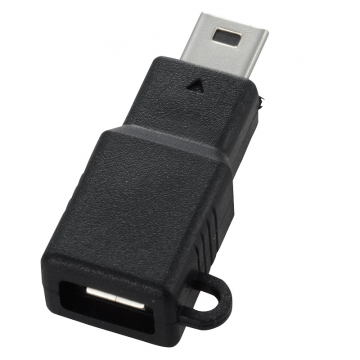 変換コネクター MicroUSB‐USBミニB [品番]01-3395