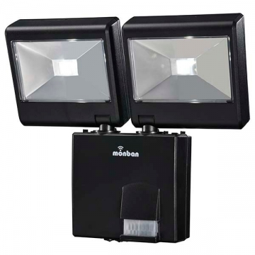 LED センサーライト2灯 乾電池タイプ [品番]07-8282