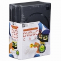 DVD／CDケース 2枚収納×5パック [品番]01-3289
