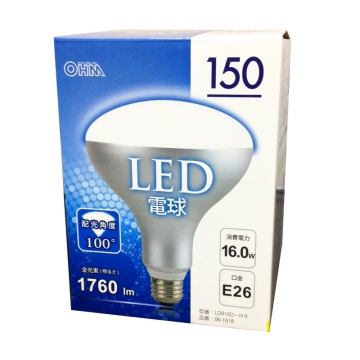 LED電球 レフランプ形 150形相当 E26 昼光色 [品番]06-1618