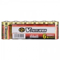 Vアルカリ乾電池 単2形 6本パック [品番]07-9942
