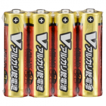 Vアルカリ乾電池 単3形 4本パック [品番]07-9943
