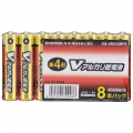 Vアルカリ乾電池 単4形 8本パック [品番]07-9948