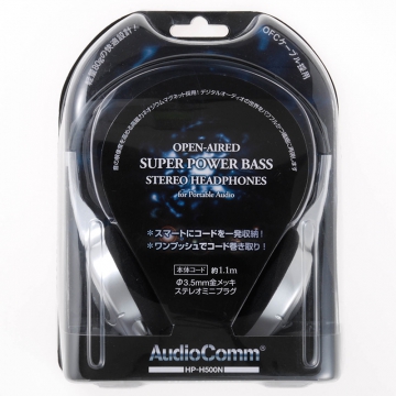 AudioCommコード収納ヘッドホン [品番]03-1797