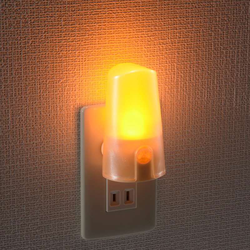 LEDナイトライト オレンジ 電球色LED [品番]07-8308｜株式会社オーム電機