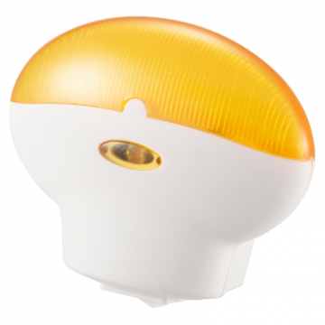 LEDナイトライト 明暗センサー オレンジ 電球色LED [品番]07-8310