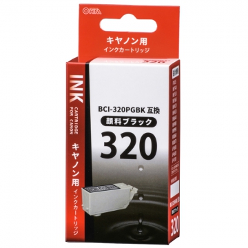 キヤノン互換 BCI-320PGBK 顔料ブラック [品番]01-4145