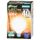 LED電球 ボール形 40形相当 E26 電球色 [品番]06-3376