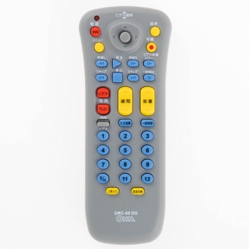 地上デジタル放送対応 TV/VTR/DVD汎用リモコン ORC-05DG [品番]07-0178