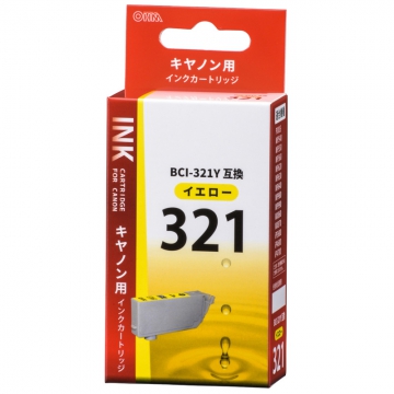 キヤノン互換 BCI-321Y 染料イエロー [品番]01-4149