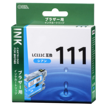 ブラザー互換 LC111C 染料シアン [品番]01-4183