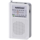 AudioComm AM/FM ポケットラジオ ホワイト [品番]07-8601