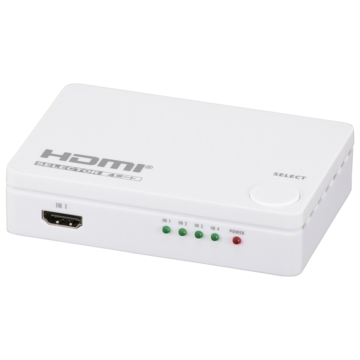 HDMIセレクター 4ポート 白 [品番]05-0578
