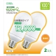 電球形蛍光灯 E26 100形相当 電球色 エコデンキュウ 2個入 [品番]06-0287