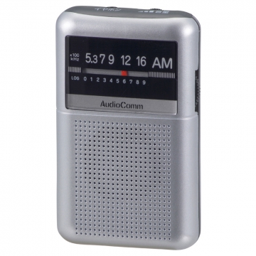 AudioComm AM専用ポケットラジオ [品番]07-8850