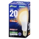 LED電球 E26 20形相当 電球色 [品番]06-0683