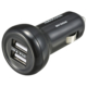 AudioComm USBカーチャージャー 2.4A+1.0A [品番]03-3055