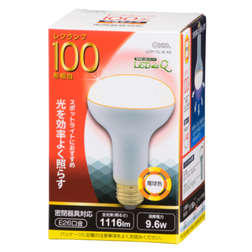 LED電球 レフランプ形 E26 100形相当 電球色 [品番]06-0791