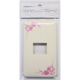 スイッチプレート バラ 1個口用 [品番]00-4637