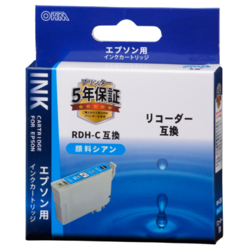 エプソン互換 リコーダー 顔料シアン [品番]01-4309