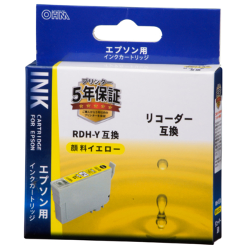 エプソン互換 リコーダー 顔料イエロー [品番]01-4311