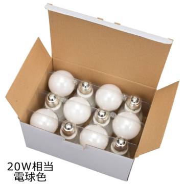 LED電球 E26 20形相当 電球色 12個入 [品番]06-0695