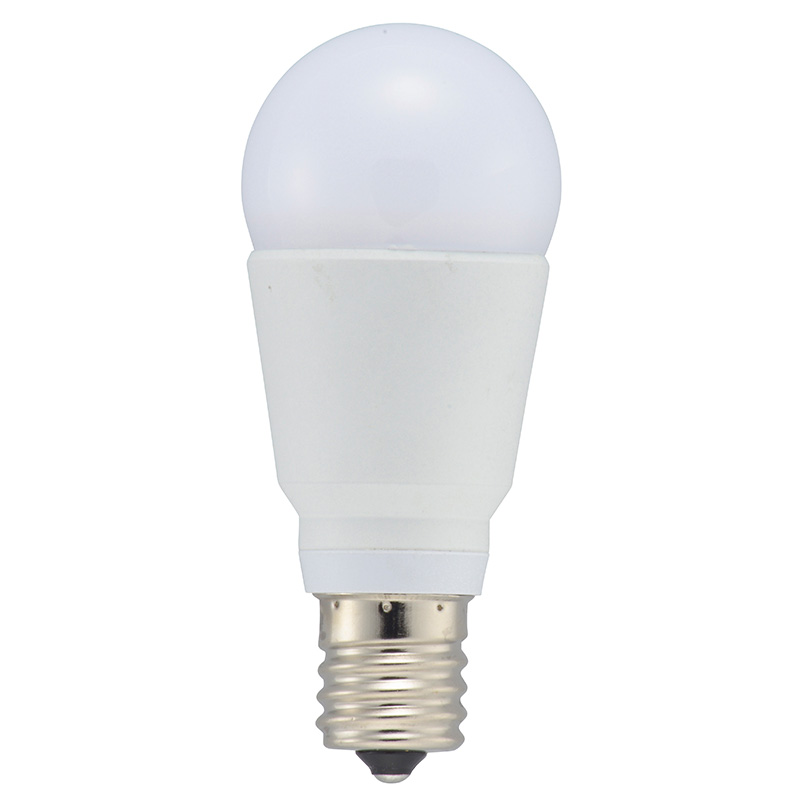 LED電球 ミニクリプトン形 E17 25形相当 調光器対応 防雨タイプ 昼白色 [品番]06-1876｜株式会社オーム電機
