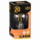 LEDフィラメントタイプ電球 E26 20形相当 電球色 [品番]06-3461